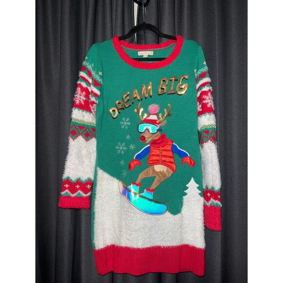 Ugly Christmas Sweater Xmas Size Large - Picture 1 of 3